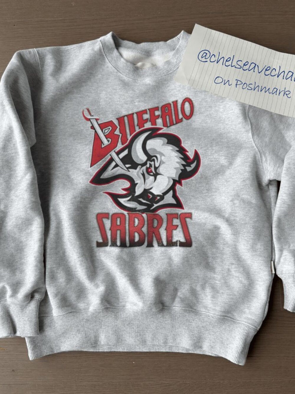 Vintage Buffalo Sabres Logo Fan Lovers Unisex Sweatshirt, NHL Hockey Shirt Tee